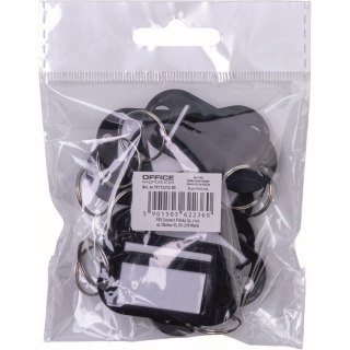 Zawieszki na klucze Office Products czarne (10) Office Products