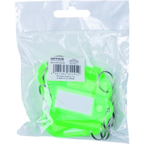 Zawieszki na klucze Office Products zielone (10) Office Products