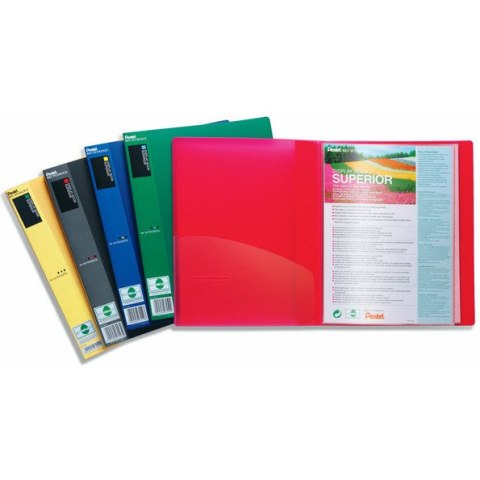 ALBUM OFERTOWY PENTEL A4/20K CZERWONY Pentel