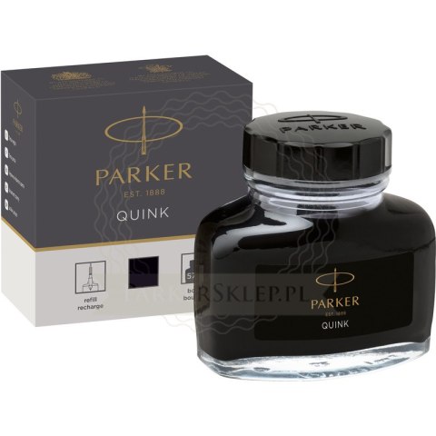 ATRAMENT PARKER QUINK 57ml CZARNY Parker ATRAMENT PARKER QUINK 57ml CZARNY Parker