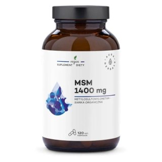 Aura Herbals MSM 1400 mg siarka organiczna 120 kapsułek