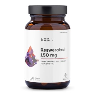 Aura Herbals Resweratrol 150 mg 60 kapsułek