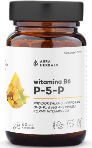 Aura Herbals Witamina B6 P-5-P 6 mg 60 kapsułek