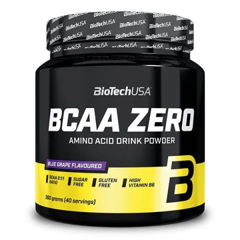 BioTech USA BCAA ZERO 360 g o smaku niebieskich winogron