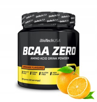 BioTech USA BCAA ZERO 360 g o smaku pomarańczowym