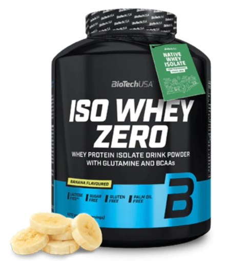 BioTech USA Iso Whey 1816 g lactose reduced o smaku bananowym