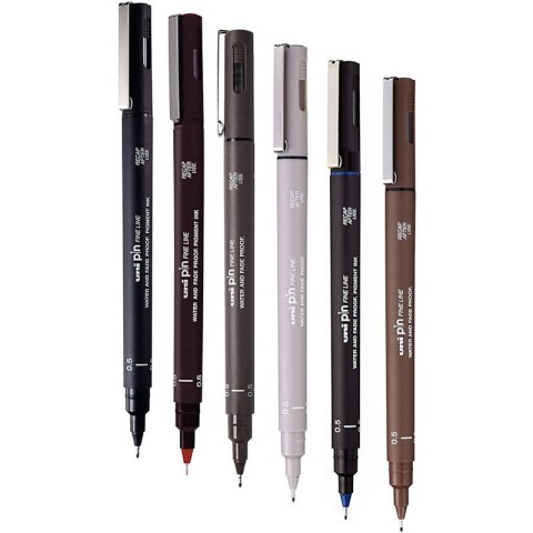 Cienkopis kreślarski Uni Pin-200 0.5mm sepia Uni