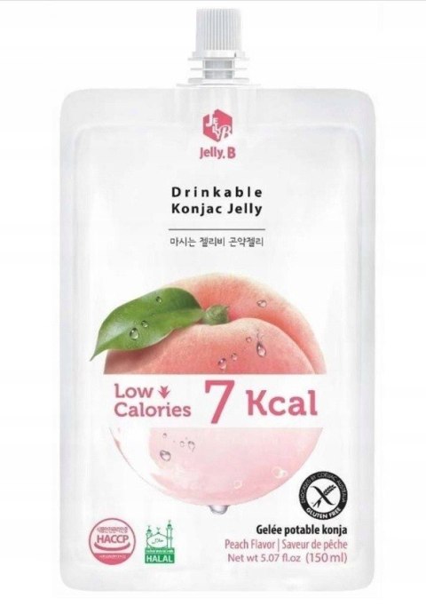 Jelly.B Galaretka Jelly Konjac brzoskwinia 150 ml