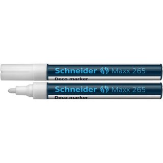 Marker kredowy Schneider Maxx 265 Deco biały Schneider