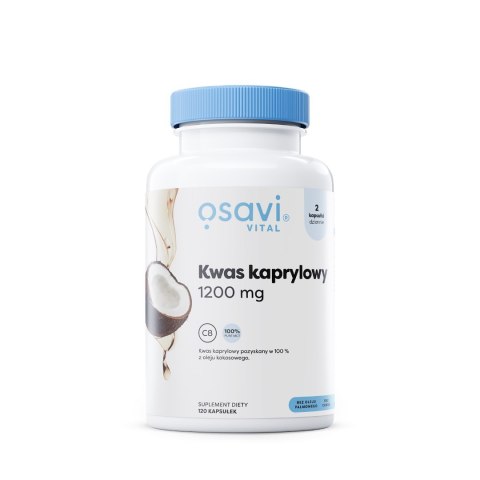Osavi Kwas kaprylowy 1200 mg 120 kapsułek miękkich