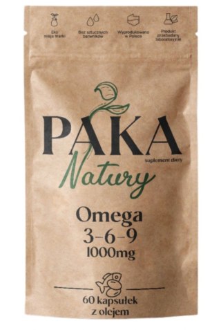 Paka Natury Omega 3-6-9 1000 mg ALA EPA DHA 60 kapsułek miękkich