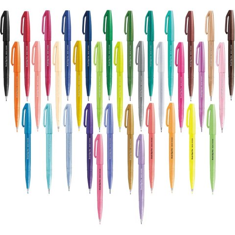 Pisak pędzelkowy Pentel Brush Sign Pen SES15C pudr Pentel