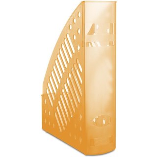 Pojemnik na dokumenty Donau A4/70mm transparentny pomarańczowy Donau