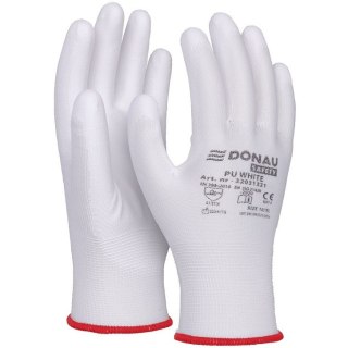 Rękawice Donau Safety PU White rozm.9 białe Donau Safety