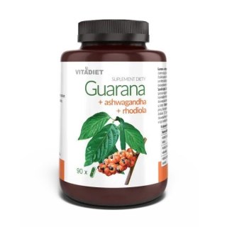 VITADIET Guarana + ashwagandha + rhodiola 90 kapsułek