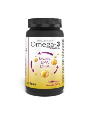 VITADIET Omega-3 kwasy EPA DHA 90 kapsułek