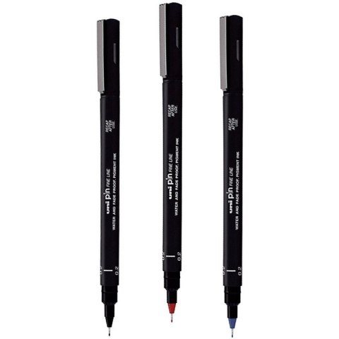 CIENKOPIS KREŚLARSKI UNI PIN-200 0,2mm CZARNY Uni