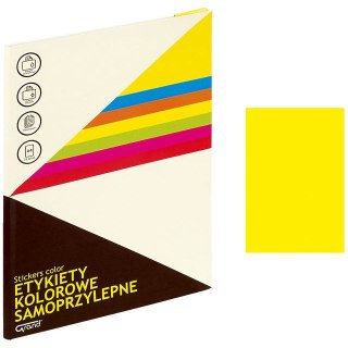 ETYKIETY A4 GRAND 210mm*297mm ŻÓŁTE (25) Grand