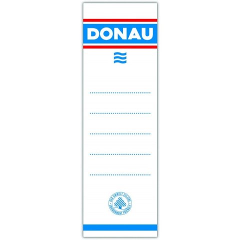 Etykiety na segregator Donau 48x153mm wsuwane (20) Donau