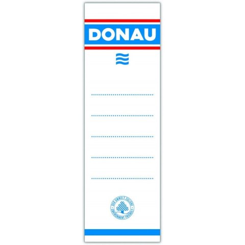 Etykiety na segregator Donau 54x153mm samoprzylepne (20) Donau