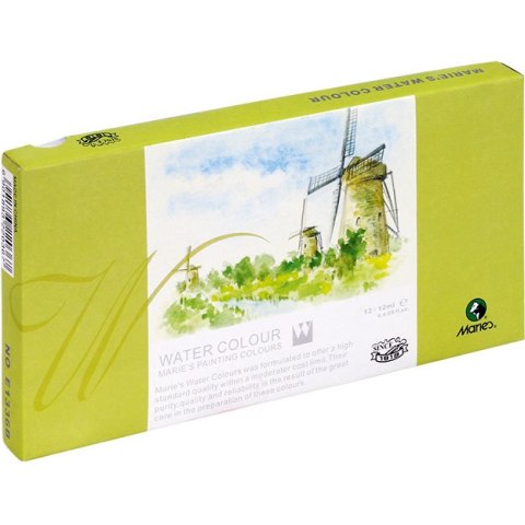 FARBY AKWARELOWE MARIE'S 12ml*12 KOLORÓW MARIES FARBY AKWARELOWE MARIE'S 12ml*12 KOLORÓW MARIES