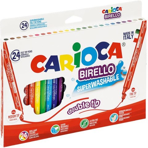 FLAMASTRY CARIOCA BIRELLO 24 KOLORY CARIOCA FLAMASTRY CARIOCA BIRELLO 24 KOLORY CARIOCA