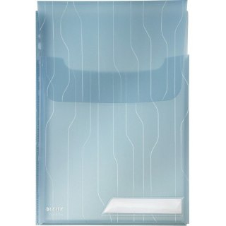 FOLDER LEITZ COMBIFILE A4 POSZERZANY 200µM NIEBIESKI (3) Leitz