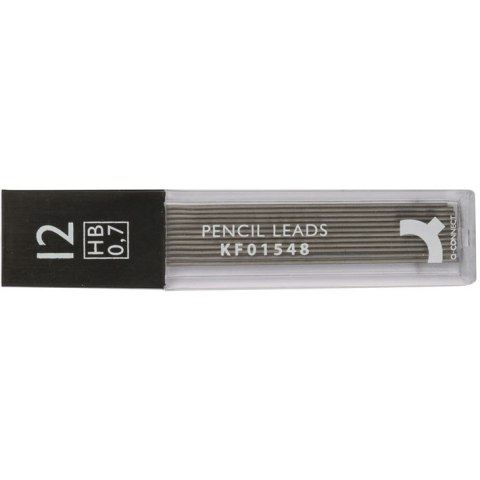 Grafity do ołówków Q-Connect 0.7mm HB (12) Q-CONNECT