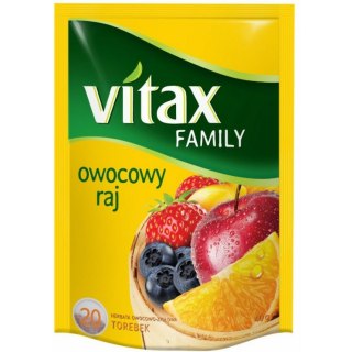 HERBATA VITAX FAMILY OWOCOWY RAJ (24) Vitax