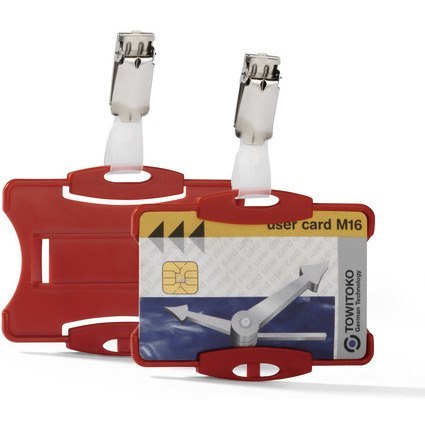HOLDER DO KARTY DURABLE CZERWONY Durable HOLDER DO KARTY DURABLE CZERWONY Durable