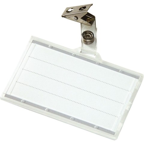 Identyfikator Donau 87x54mm z klipsem Donau