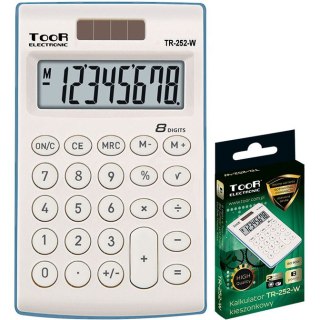 KALKULATOR TOOR TR-252 BIAŁY TOOR