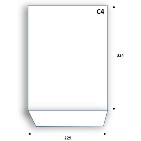 KOPERTY C4 SK BIAŁE (250) NC Koperty
