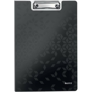 Teczka z klipem Leitz Wow A4 czarna Leitz