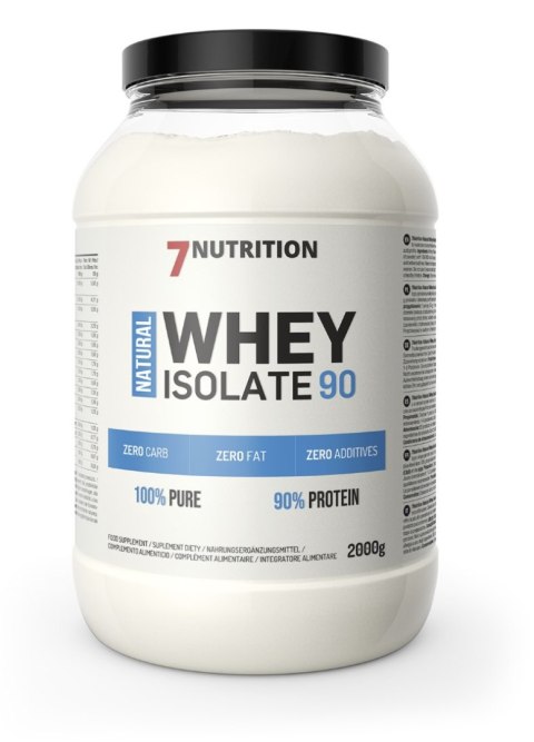 7Nutrition Natural WPI whey isolate 90 2000g smak naturalny