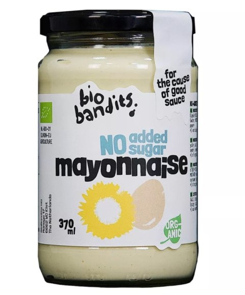 BIO BANDITS Majonez Jajeczny Bez Cukru BIO 370 ml