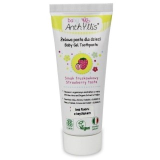 Baby Anthyllis Pasta Do Zębów Dla Dzieci Bez Fluoru Truskawkowa 75 ml