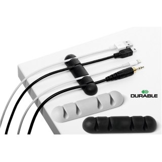 Klipsy do kabli Durable Cavoline Clip 4 grafitowe (2) Durable
