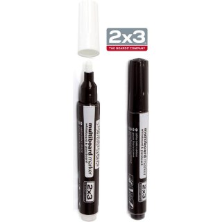 MARKER KREDOWY 2x3 10mm BIAŁY 2x3