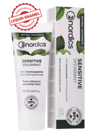 Nordics Pasta Do Zębów Remineralizująca Sensitive Z Płynnym Szkliwem 75 ml