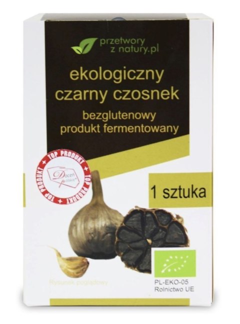 Przetwory Z Natury Czarny Czosnek Bezglutenowy BIO 1 sztuka