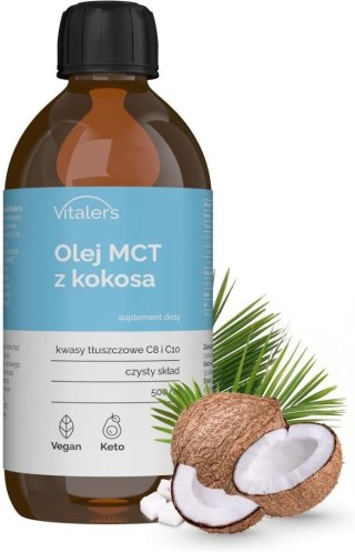Vitalers - Olej MCT z Kokosa 500ml