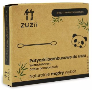Zuzii Patyczki Higieniczne Bambusowe Z Bawełną 100 sztuk