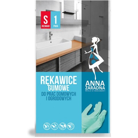 RĘKAWICE GOSPODARCZE GUMOWE "S" ANNA ZARADNA RĘKAWICE GOSPODARCZE GUMOWE "S" ANNA ZARADNA