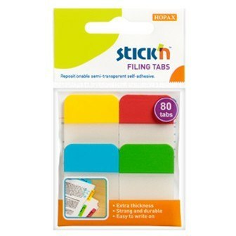 ZAKŁADKI STICK'N 25*38mm 4 KOLORY (4*20) STICK'N ZAKŁADKI STICK'N 25*38mm 4 KOLORY (4*20) STICK'N