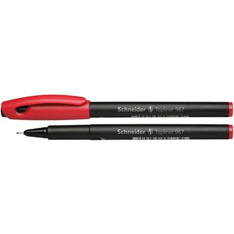 Cienkopis Schneider Topliner 967 0.4mm czerwony Schneider