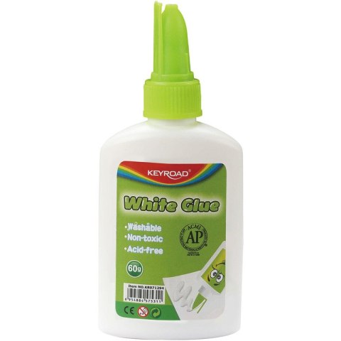 Klej w płynie Keyroad 60g biały KEYROAD Klej w płynie Keyroad 60g biały KEYROAD