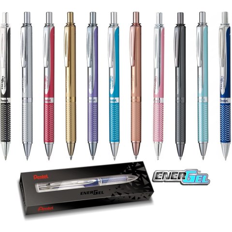 Pióro kulkowe Pentel EnerGel BL407 niebieskie Pentel Pióro kulkowe Pentel EnerGel BL407 niebieskie Pentel