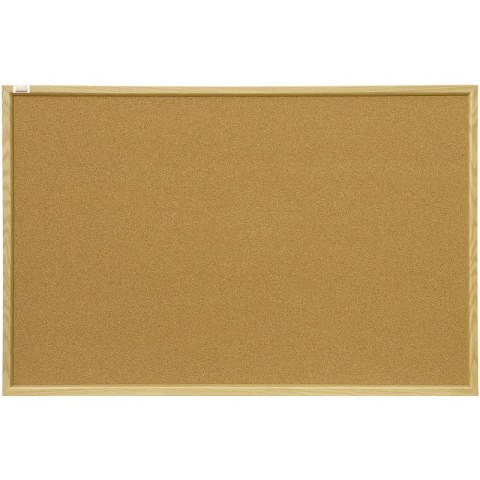 Tablica korkowa MemoBe 90x60cm rama drewniana MemoBe