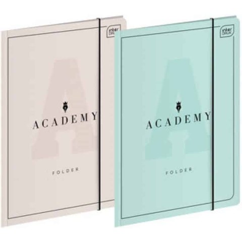 Teczka kartonowa z gumką Interdruk Academy Pastel A4+ Interdruk